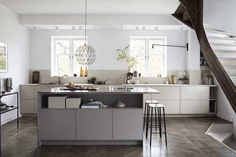 Köksinspiration Bistro ostronbeige och varmgrå Köksinspiration Bistro ostronbeige och varmgrå